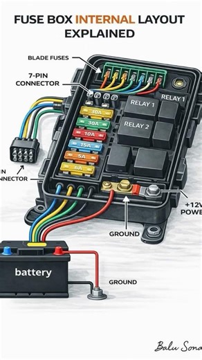 How Fuse Box Layout Explained! Find That Blown Fuse Fast! #autoelectrical #jamesautomotiveeng
