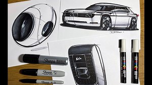 TUTORIAL >>> ID Sketching with Sharpies