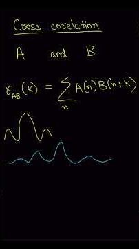 Math Definition of Cross-Correlation