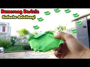 Make a paper boomerang! Easy instructions!