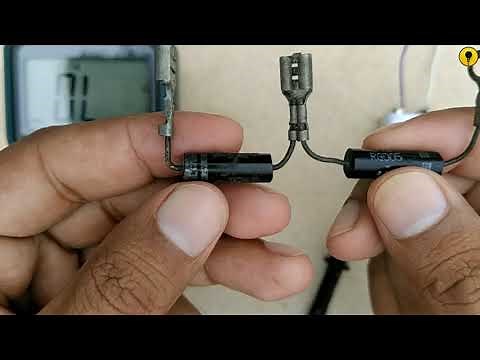 How to test microwave oven diode with multimeter