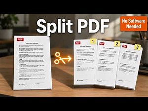 How to Split a PDF File in 1 Minute For Free (Phone, Windows & Mac)