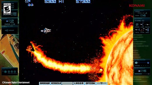 17K views · 153 reactions | Pilots navigating the stars you are listening to 5.73 Radio Gradius! We're spinnin' oldie tracks like Saturn spins its rings. Up next is... ▶️ BURNING HEAT - STAGE 1 - GRADIUS II  Relive the heart-pounding rush of dodging enemy fighters in GRADIUS ORIGINS August 7! - https://www.konami.com/games/gradius/ | Konami | Facebook