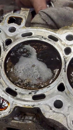 Found the Leaking Valve 😳⛽ #automobile #brakefluid #carrepair #mechanic #brakesystem #diy