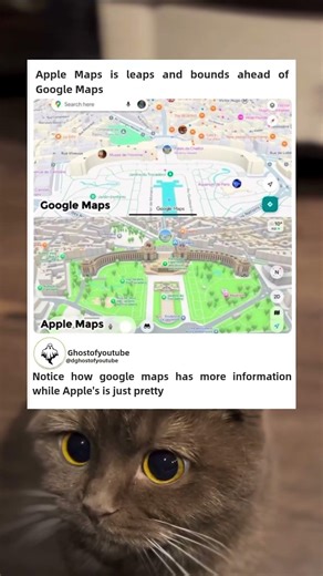 apple maps is leaps and bonds ahead of google maps