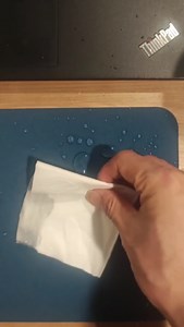 【9.1 x 7.9 Inch】 Mouse Pad, Non-Slip Natural Rubber Base, Spill-Resistant Durable Cloth Surface, Easy Gliding, Computer Mouse Pad, Portable, Blue