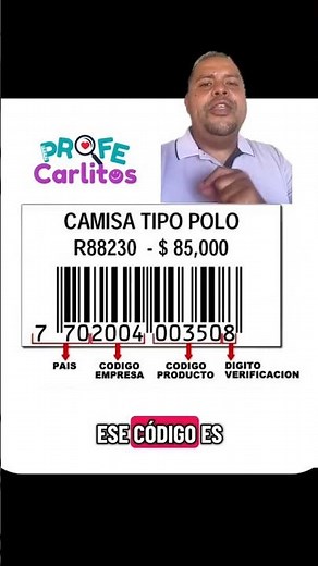 📦 Do you know how to read a barcode? I'll explain it in seconds | Profe Carlitos