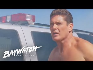 FIREWORK DISASTER Unfolds On Baywatch! Mitch & The Team Launch A Rescue!