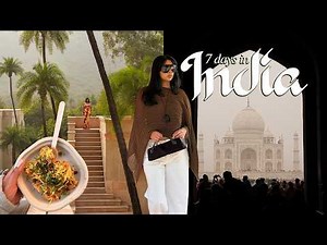 A WEEK IN INDIA VLOG | staying at Amanbagh, visiting Taj Mahal, Jaipur + shopping in Delhi 🧡