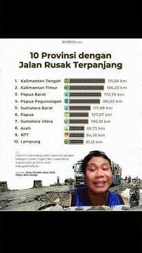 JALAN RUSAK TERPANJANG DI INDONESIA ❗😮