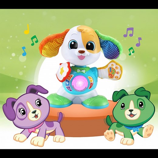 LeapFrog Toys ANZ on Instagram: "Scout and Violet are having a party with the Dance-Around Learning Hound! This love to dance puppy swings his arms back and forth and dances his way to teaching letter names, colours and numbers. Multicoloured lights on his tummy teach 8 different colours and play fun movement games. His puppy playlist features fun action packed lively tunes for even more learning fun! Suitable for ages 9+ months. RRP $54.95. Available now from @bigwaustralia , @targetaus , good 