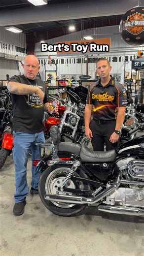 Come join us for this fun way to give kids in need a Christmas to remember! Bert's Barracuda Harley-Davidson aims to have the BIGGEST toy run ever and you can get involved! | CycleDrag