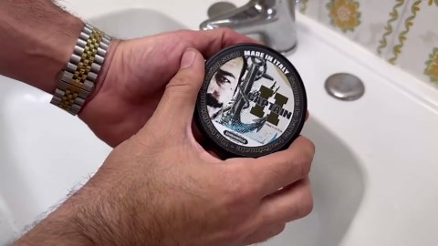 The Goodfellas' smile Scuttle Shave Mug (WHITE) - Ceramic, Shaving Bowl That Keeps Lather Rich & Hot, Handmade Shave Bowl, Get a Barbershop Hot Shave At Home Daily, Great Gift