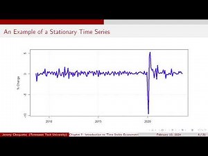 Lecture XI: Time Series Econometrics