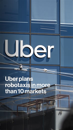 4.9K views · 43 reactions | Uber CEO Dara Khosrowshahi says the company expects to roll out robotaxis in 10-plus markets by the end of next year, as talks with regulators pick up: bloom.bg/4iVWp36 | Bloomberg | Facebook
