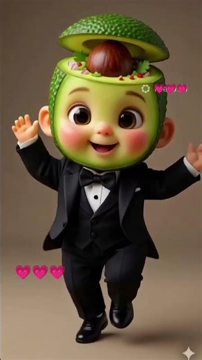Gentleman Avocado! 🥑🕺 So Cute! 😍 #Shorts #Avocado