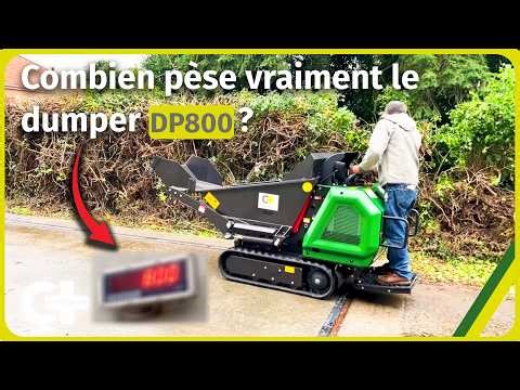 Poids réel du mini-dumper DP800 : info ou intox ? On vous révèle tout !