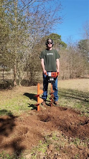 This 52cc Auger from @Neotec is going to save me so much time and energy digging holes this spring for planting and fences. Get yours today at the link on this post. Multiple options available. #garden #tools #auger