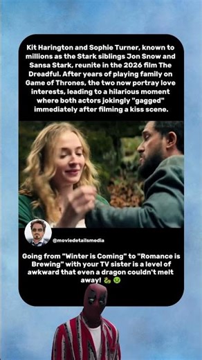 Kit Harington & Sophie Turner Gag During the Kiss 😂 | The Dreadful (2026)