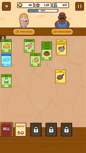 Strategic & fresh gameplay: a cooking hybrid that feels new.