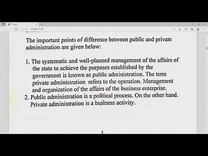 chapter 1/ public Administration
