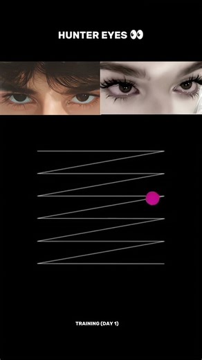 Hunter eyes tutorial #glowup #glowuptips #huntereyes #devileyes #eyecare #sharpface #explore #viral