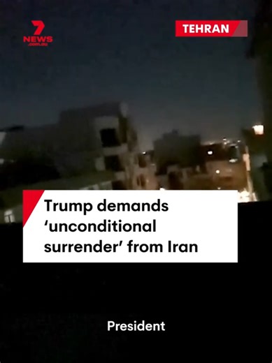 Trump's Ultimatum to Iran: Unconditional Surrender Only