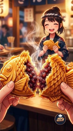 Taiyaki Recipe With a Warm Red Bean Center 🍰