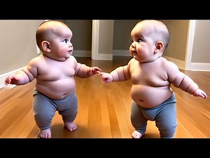 Funniest Twins Baby Playing Together - Funny Baby Video II Big Daddy