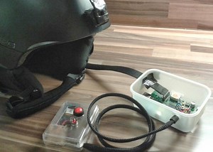 Raspberry Pi Helmet Camera And GPS Plotter (video)