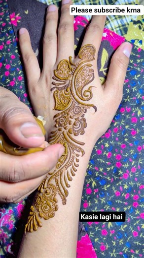 beautiful mehndi design # Arabic mehandi design # heena design