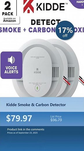 Kidde Smoke & Carbon Detector