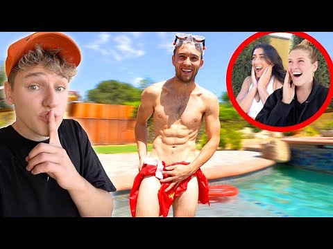 I Gave Corey DISSOLVING Swim Trunks without Him Knowing!