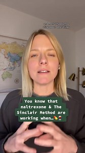 You know that naltrexone and the Sinclair Method are working when… #soberstory #thesinclairmethod #naltrexonetreatment #sobriety #harmreduction #alcoholism #recoverystory | Thrive Alcohol Recovery