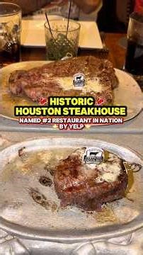 The #2 Restaurant in the Nation Is a Steakhouse in Houston
