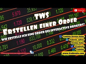 TWS | Wie funktioniert die Orderaufgabe in der Trader Workstation von Interactive Brokers