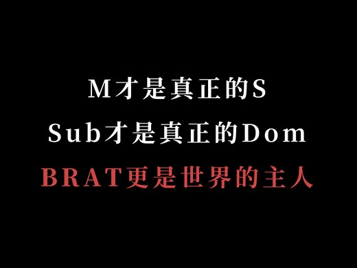 匹配理想s / dom / 主人 / 引导者｜以臣服驯养支配 由顺从缔造主导