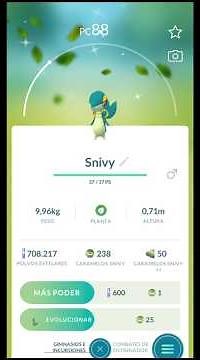 Shiny Snivy, Evolution - Snivy, Servine, Serperior | Pokémon Go