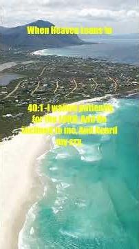 Psalm 40:1 /When Heaven Leans In