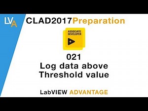 LabVIEW CLAD 021 Log Data above Threshold Value