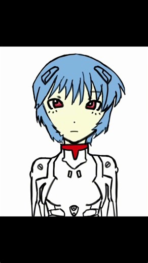 rei ayanami for an art trade with @The_end_of_evanglion