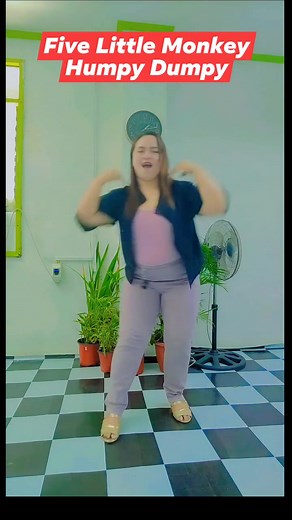 Five Little Monkey Humpty Dumpty Dance Challenge 🤩😍 #fyp #goodvibes #fypシ #dancechallenge #dance #trending #viral