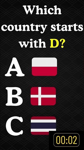 Which Country Starts With D? | Flag Quiz 🌍