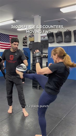 360 Defense with Counters Forward #kravmaganyc