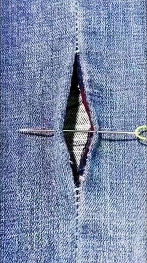 🧵 The Easiest Way to Fix a Torn Pair of Pants!