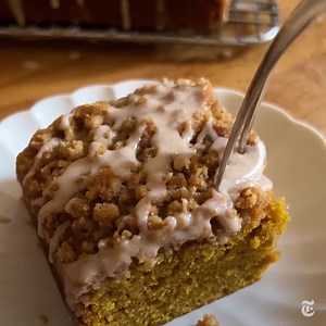 12K views · 144 reactions | This pumpkin-packed crumb cake is everything that is wonderful about fall baking. https://nyti.ms/3fzVU2u | The New York Times | Facebook