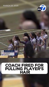 8.7M views · 84K reactions | SHOCKING BEHAVIOR: A high school girls' basketball coach in New York was fired after he was caught on video pulling a player's ponytail following the team's state championship loss. | ABC7 | Facebook