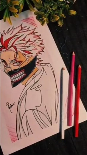 Anime 🔥 | #art #drawing #anime #shorts