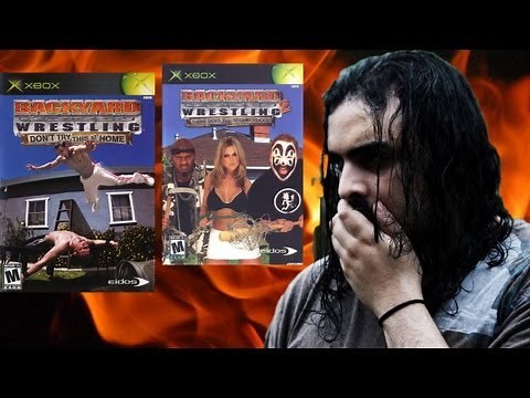 BACKYARD WRESTLING 1 & 2 XBOX REVIEW !