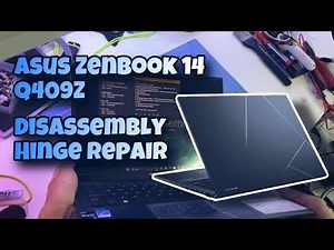 Asus Zenbook 14 OLED Q409Z Disassembly | Service Engsel LCD